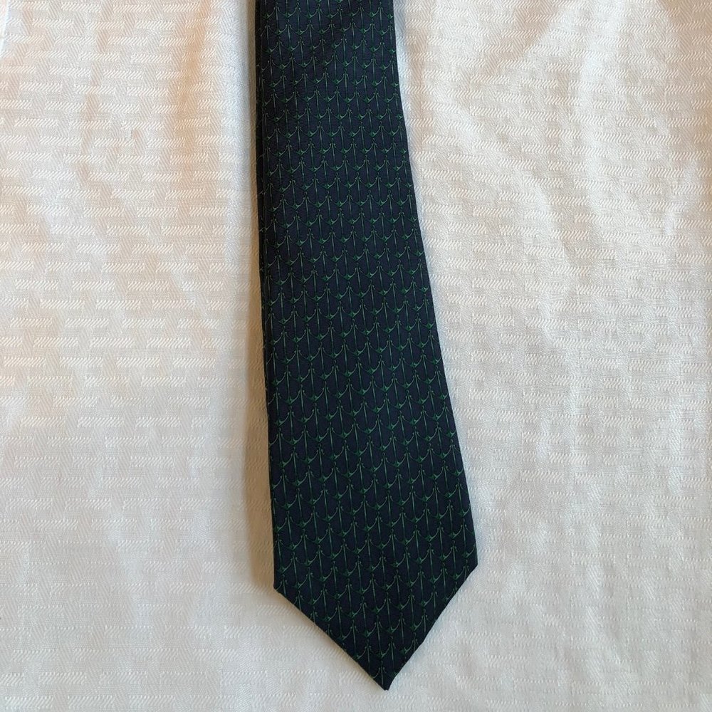 Burberry Tie with Anchor Print - Like New